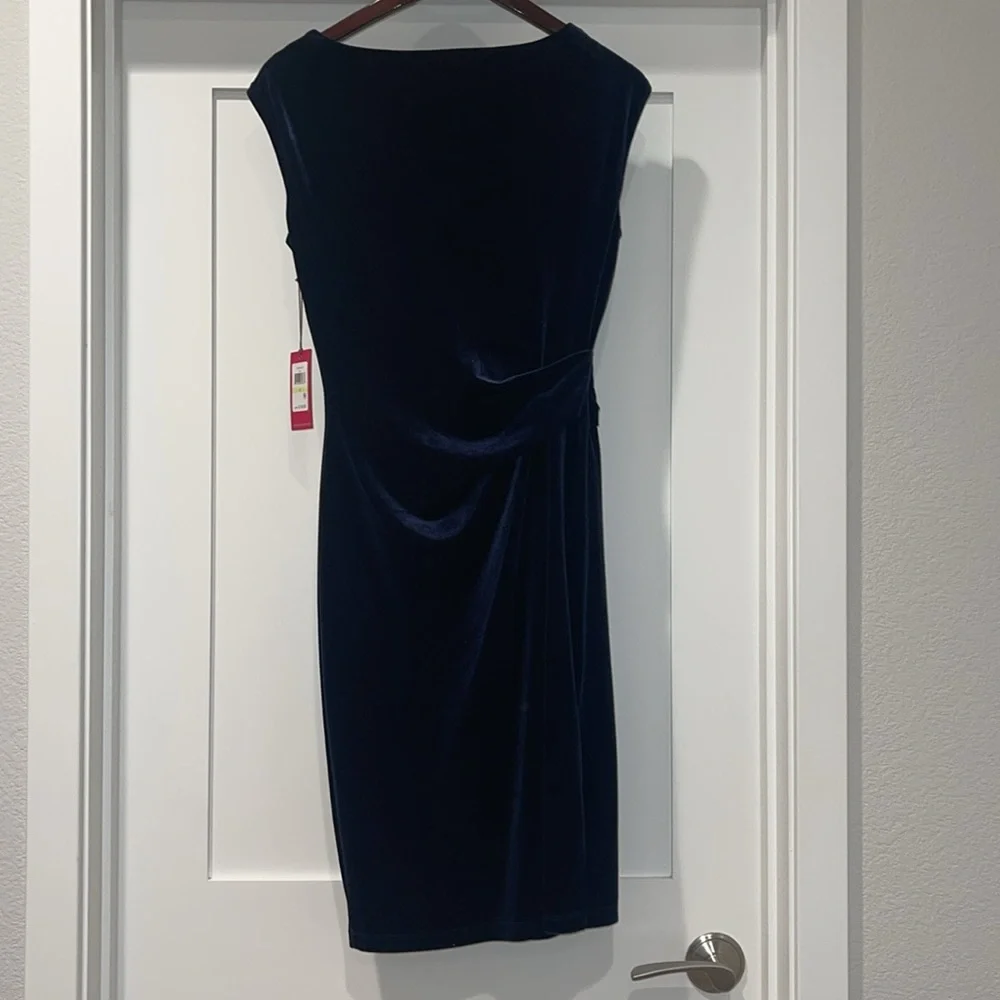 NWT Vince Camuto velvet cowl neck body con dress - Picture 4 of 4